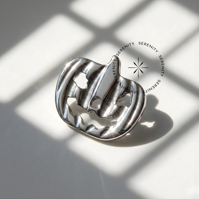 TN675 Piercing Topo Abóbora Halloween Titanio ASTM F136