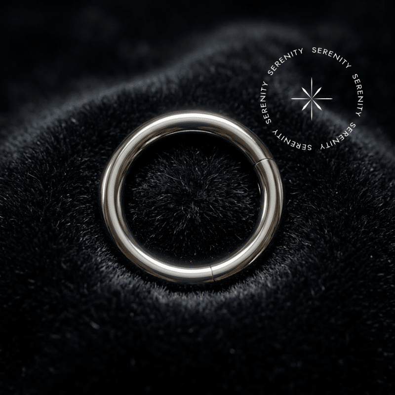 Piercing Argola Alargadora em Titânio