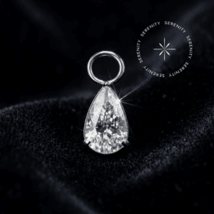 Piercing Pingente Gota em Titânio