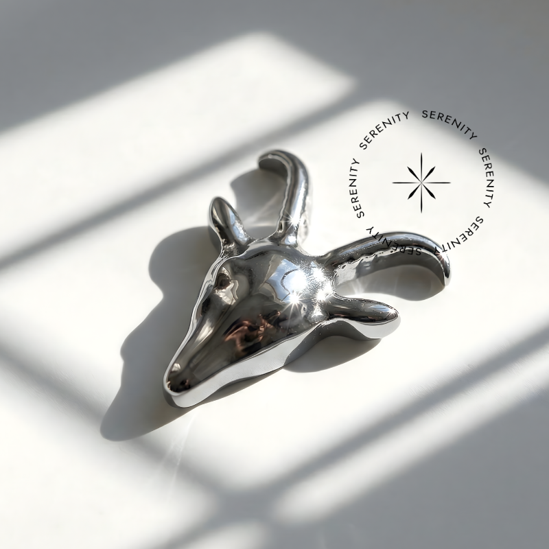 TN1231 Piercing Topo Antílope Titânio ASTM F-136