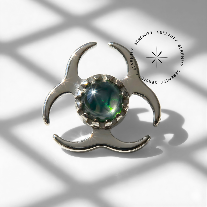 TN1341 Piercing Topo Spinner Titânio ASTM F-136 - Imagem 2