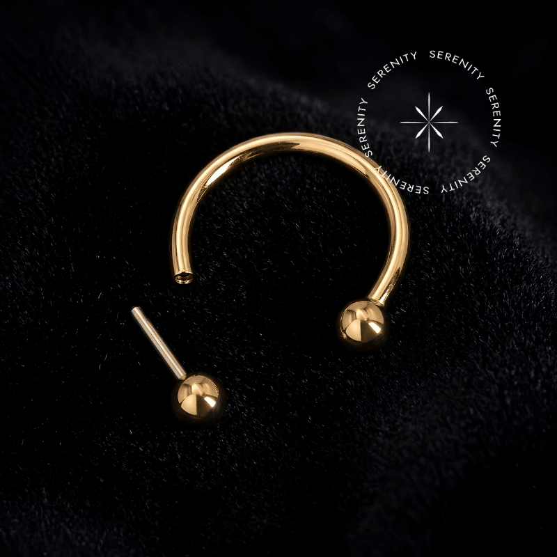 Piercing Ferradura em Titânio
