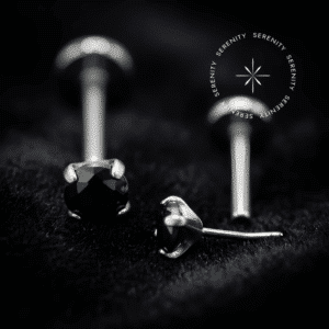 Piercing Labret Push Pin em Titânio