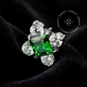 Piercing Topo Flor em Titânio