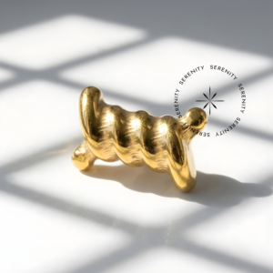 Piercing Topo Fios Torcidos Titânio e Ouro 18k Modelo: Rosca Espessura da Rosca: 0.9 mm para haste de 1.2 mm Medidas do Topo: 5.9 mm x 3.8 mm Descrição: Ideal para cartilagem, lóbulo, helix, tragus, entre outros piercings, oferecendo um ajuste confortável e seguro. Esta joia não é apenas um acessório, mas um símbolo de luxo duradouro, projetada para acompanhar você em todos os momentos da vida, tornando-se uma peça preciosa que pode ser apreciada por gerações. Titânio PVD Gold: É um material altamente durável e leve, que passa por um processo de deposição a vapor (PVD) para receber uma camada de ouro. Esse tratamento não só confere uma aparência luxuosa e brilhante, mas também aumenta a resistência à corrosão e ao desgaste. O titânio é conhecido por ser hipoalergênico, tornando-o uma excelente escolha para joias e piercings, especialmente para pessoas com pele sensível. A combinação de titânio com o acabamento PVD Gold oferece uma opção elegante e resistente, ideal para uso diário.