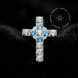 Piercing Topo de Cruz em Titânio