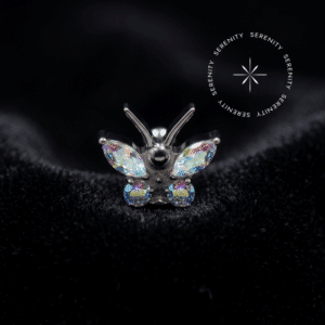 Piercing Topo de Orelha em Titânio