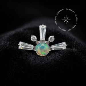 Piercing Topo de Orelha em Titânio
