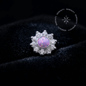 Piercing Topo para Orelha em Titânio