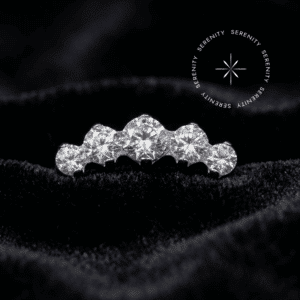 Piercing Topo Cluster em Titânio