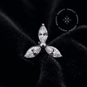 Piercing Topo para Labret em Titânio