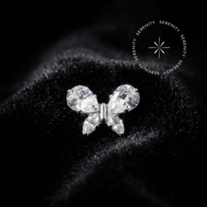 Piercing Topo Borboleta em Titânio