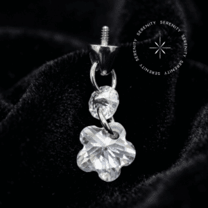 Piercing Topo de Orelha em Titânio