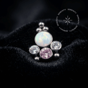 Piercing Topo para Orelha em Titânio