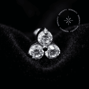 Piercing Topo Trinity em Titânio
