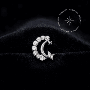 Piercing Topo Lua em Titânio