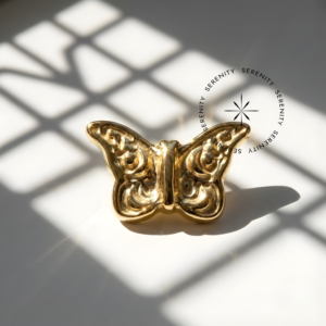 TN324 Piercing Topo Borboleta