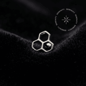 Piercing Topo Colmeia em Titânio