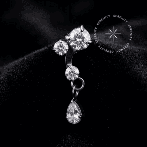 Piercing Topo Cascata em Titânio