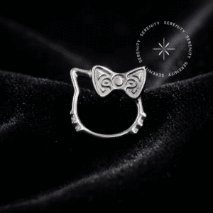 Piercing Topo Hello Kitty em Titânio