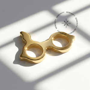 Piercing Topo Óculos Harry Potter Titânio e Ouro 18k