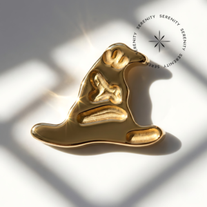 Piercing Topo Chapéu Seletor Titânio e Ouro 18k