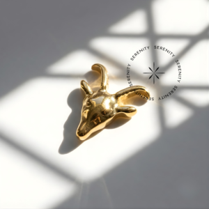 Piercing Topo Antílope Titânio e Ouro 18k