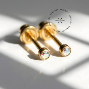 Brinco Ponto de Luz Zircônia Special Boreal Tarraxa Confort (Par)