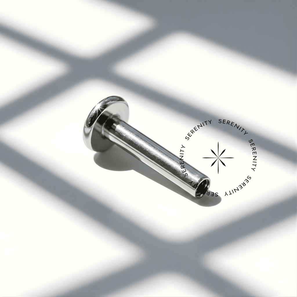 Haste Labret Avulsa Titânio F136 (Rosca Interna)