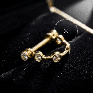 A Argola Haste Ouro OR14 forjada em Ouro 18K Maciço atuando como Piercing Hipoalergênico e Joalheria de Corpo de alta Biocompatibilidade em sua Atualização de Setup.