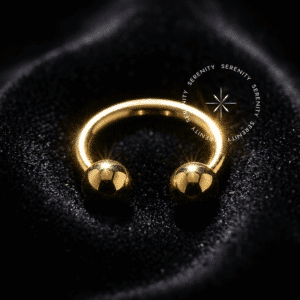 Piercing Ferradura Ouro
