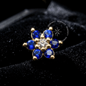 Piercing Flor Ouro