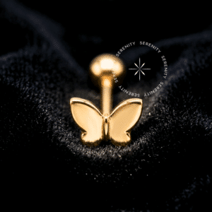 Piercing Borboleta Ouro