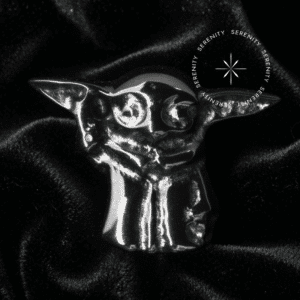 Topo Baby Yoda Titânio
