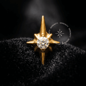 Piercing Estrela Titânio