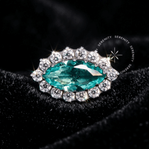 Topo Marquise Zircônia Titânio Grau Implante com encaixe push pin.