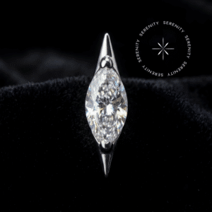 Piercing rosca interna titânio