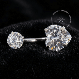 Piercing de Umbigo Coração em Titânio