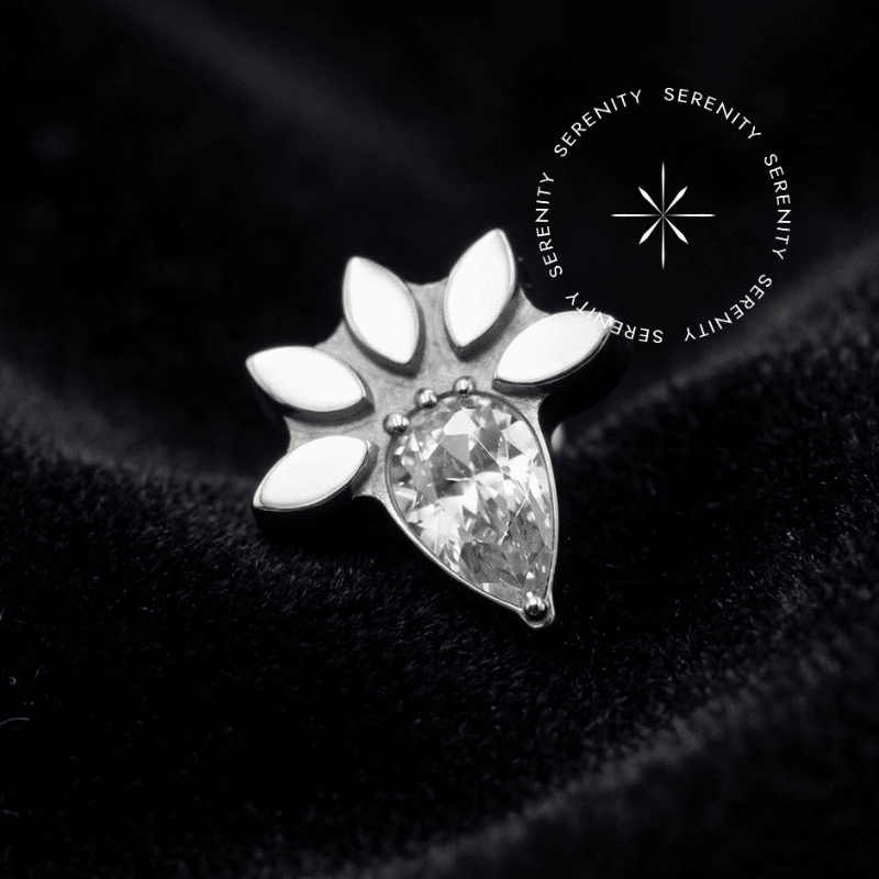 Piercing Topo Gota em Titânio